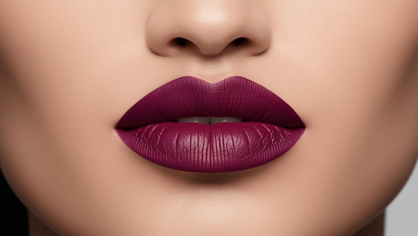 "CHERRY JUBILEE”  VEGAN SPARKLING BERRY MATTE LIPSTICK