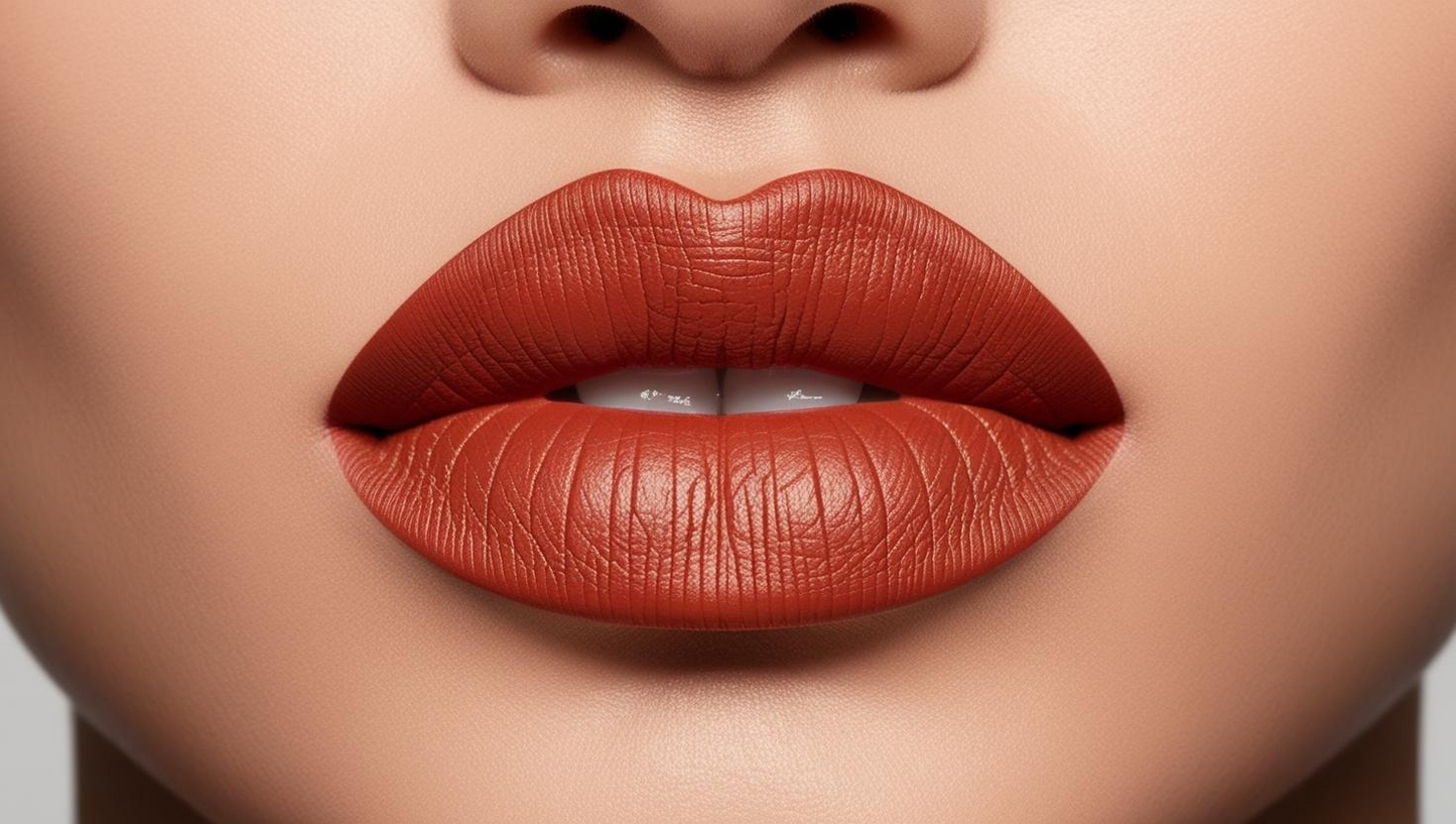 BAILEE ROSE COSMETICS"PASO DOBLE”   BURNT RED LONG-LASTING VEGAN MATTE LIPSTICK-HYDRATING & CRUELTY-FREE