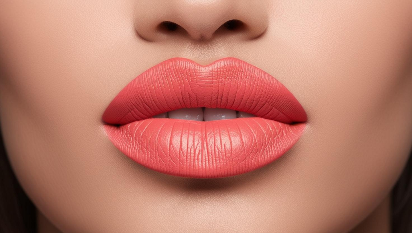 " FLORAL CORAL" VEGAN MATTE LIPSTICK