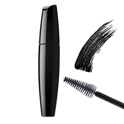 All-in-one mascara with wing-tipped brush for longest, fullest eyelashes without clumping